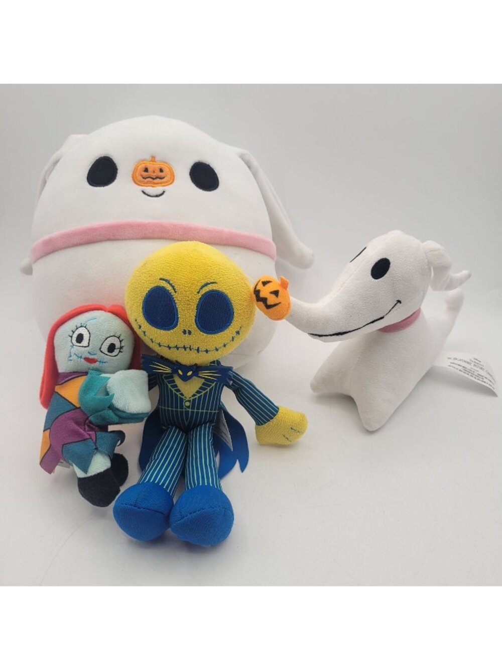 Tim Burton's Nightmare Before Christmas Small Plush Lot - Jack & Sally & Zero